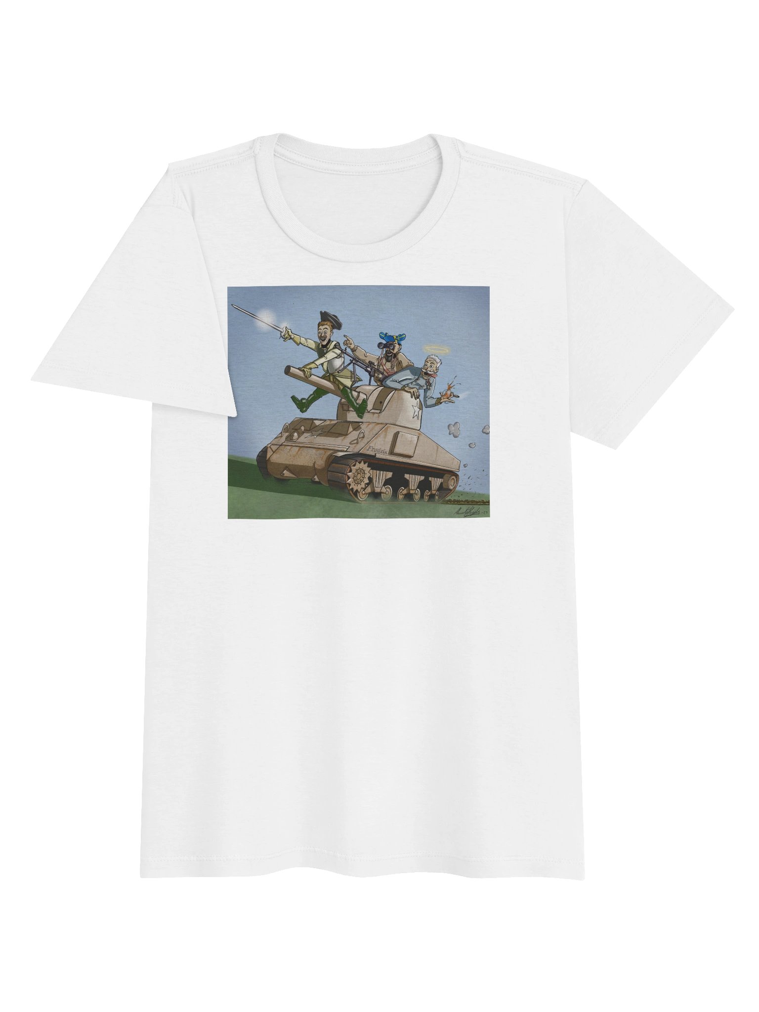 Sankt Conrads lärjungar (Dam T-shirt med bakgrund) product image (20)