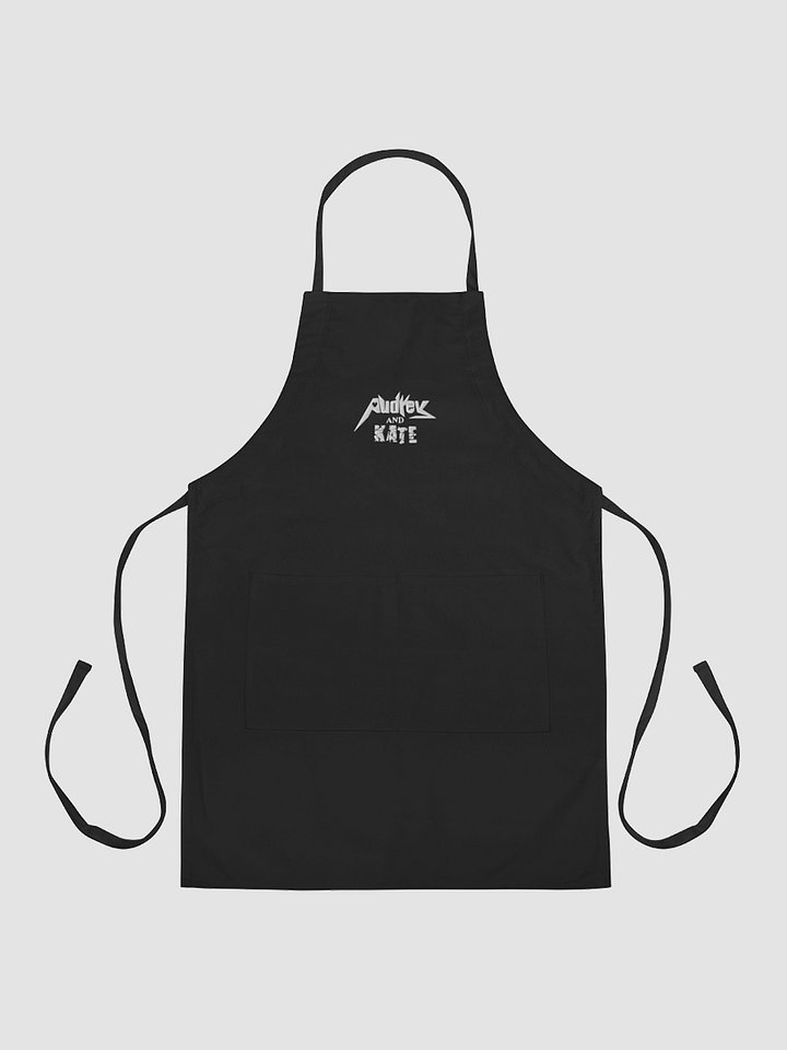 Audrey and Kate Official Square White Embroidered Cooking Apron product image (1)