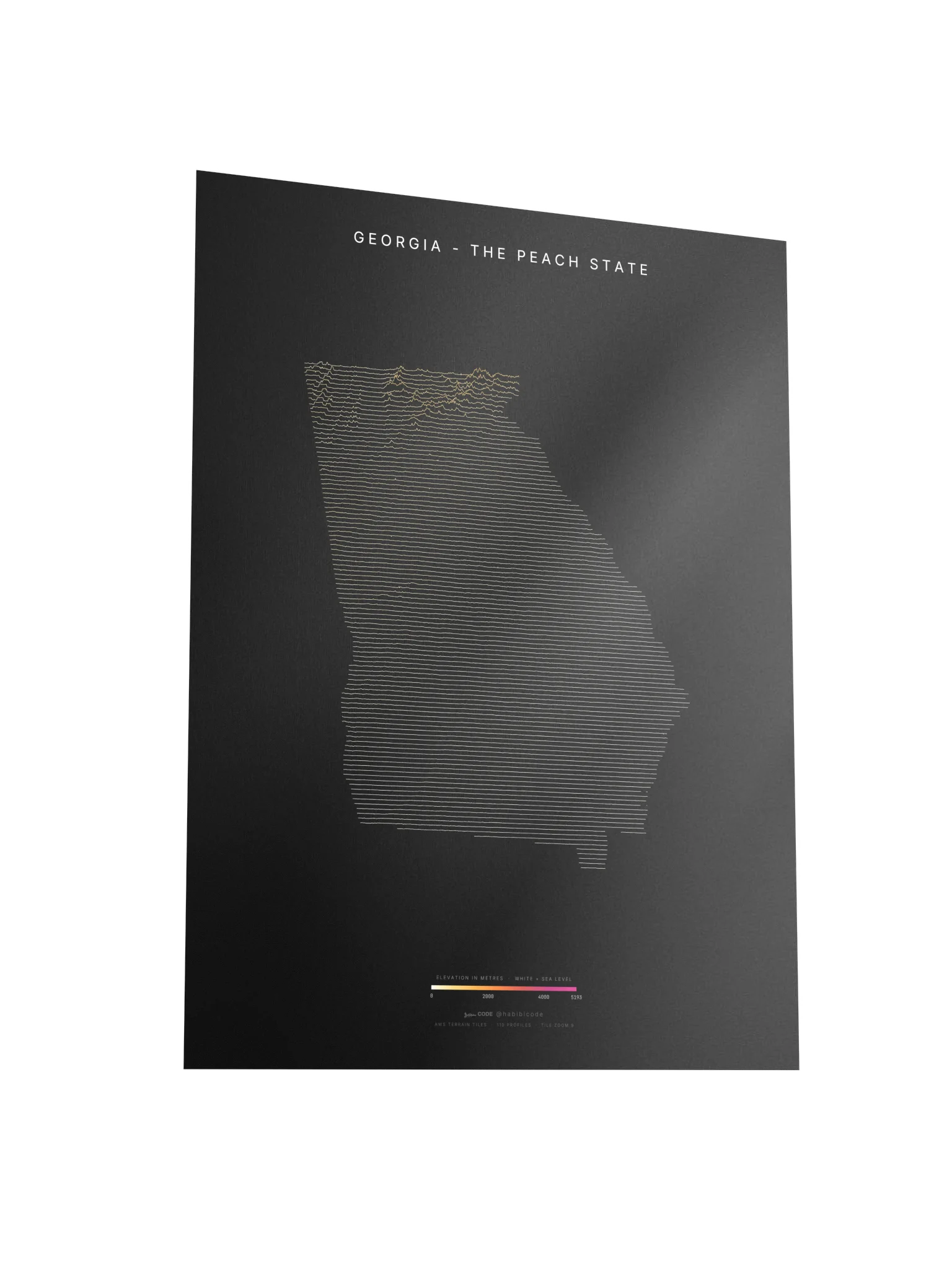 Ridgeline Poster - Georgia (US) product image (3)