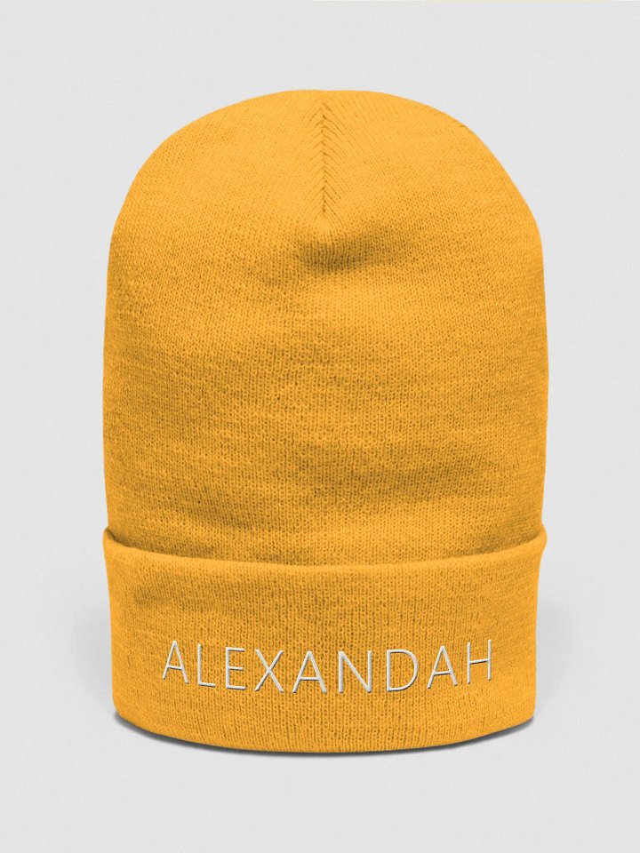 "Golden" Alexandah Beanie product image (1)