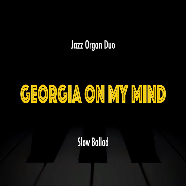 [Jazz Organ] Georgia On My Mind | Jazz Standard Practice Play-Along product image (1)