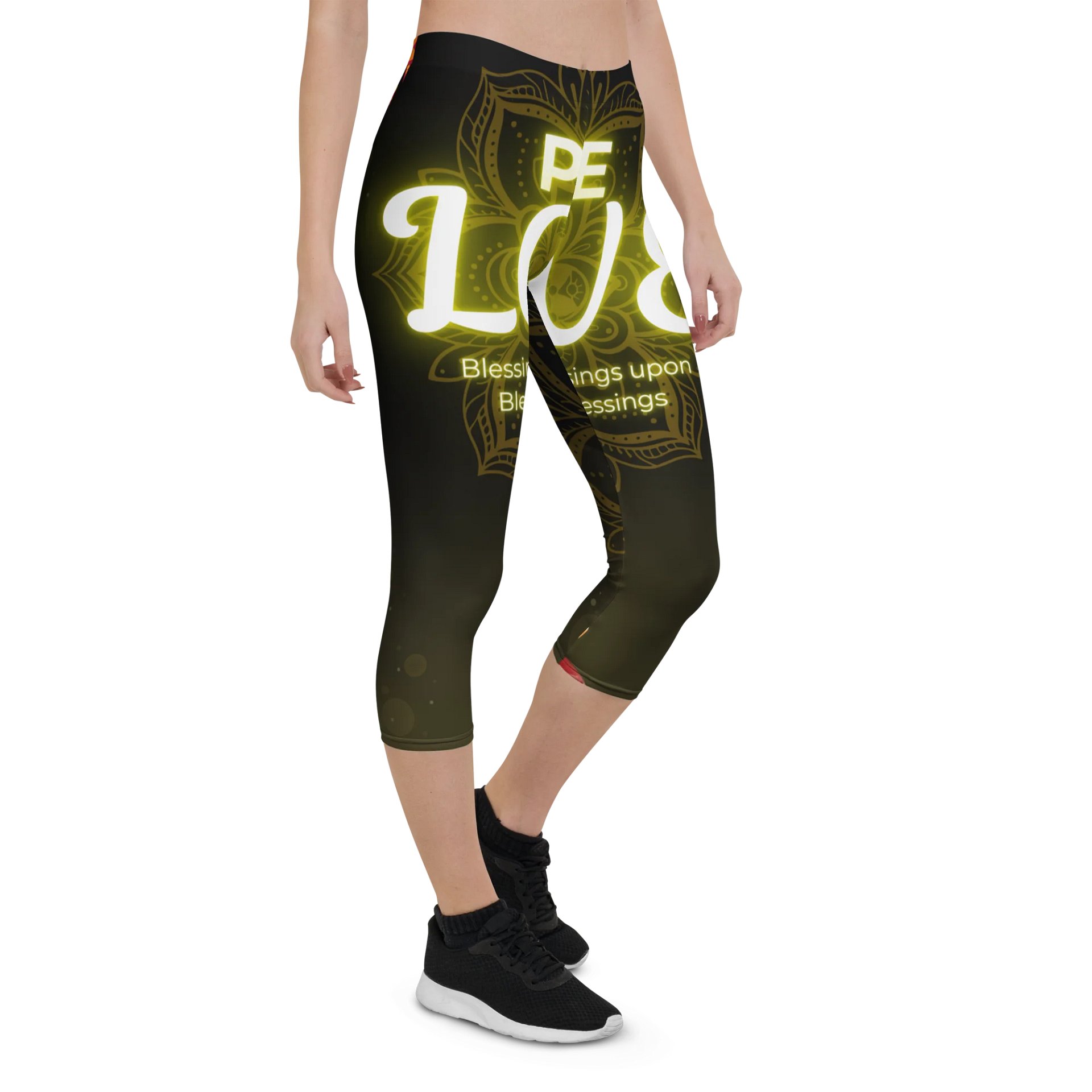 ''Philius Apparel'' Blessed Glow Capri Leggings product image (6)