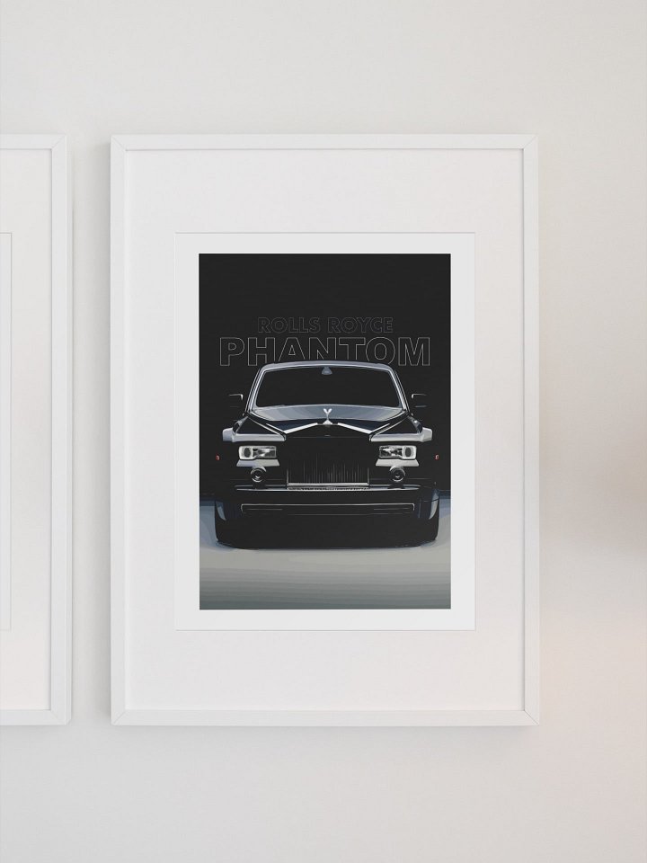 Rolls Royce Phantom Classic Car Poster, Luxury Vehicle Art, Vintage Auto Print, British Car Enthusiast Gift, Opulent Automobile Wall Decor product image (1)