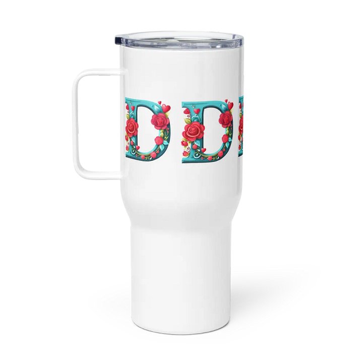 Valentine’s Monogram Letter D(1) Tumbler product image (1)