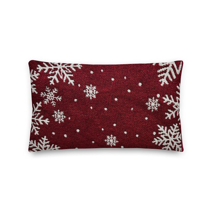 Festive Snowflake All-Over Print Pillow product image (2)