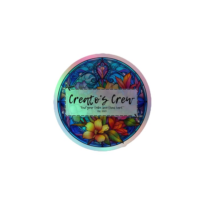 Crew Holographic Logo Sticker 2 product image (1)