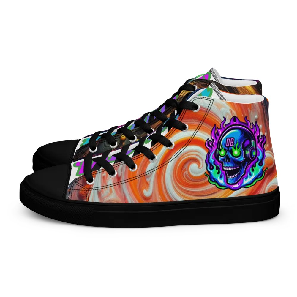 DullBlah Abstract High Tops (Women's) product image (1)