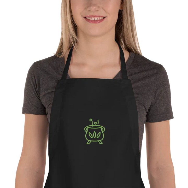 Classic Embroidered Cooking Apron – Durable, Minimal, Made to Move product image (1)