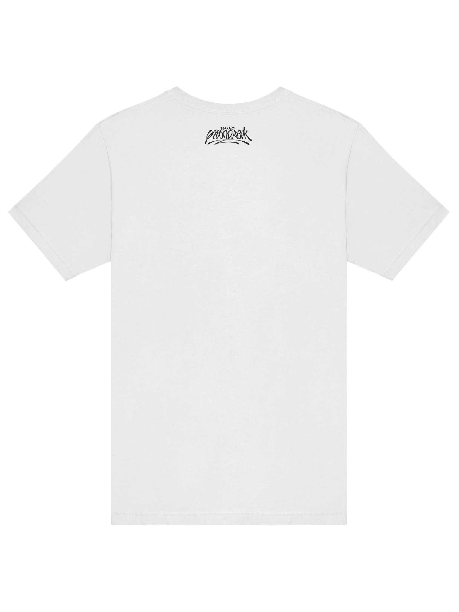 Project Groundwerk Basic Logo Adult Unisex White T-Shirt product image (6)