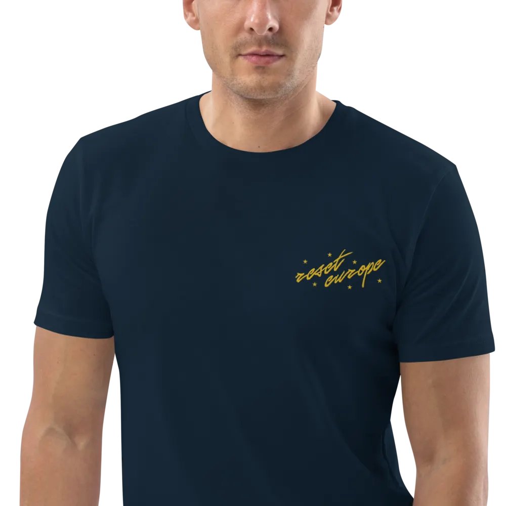 reset europe embroidered t-shirt - 100% organic cotton product image (8)