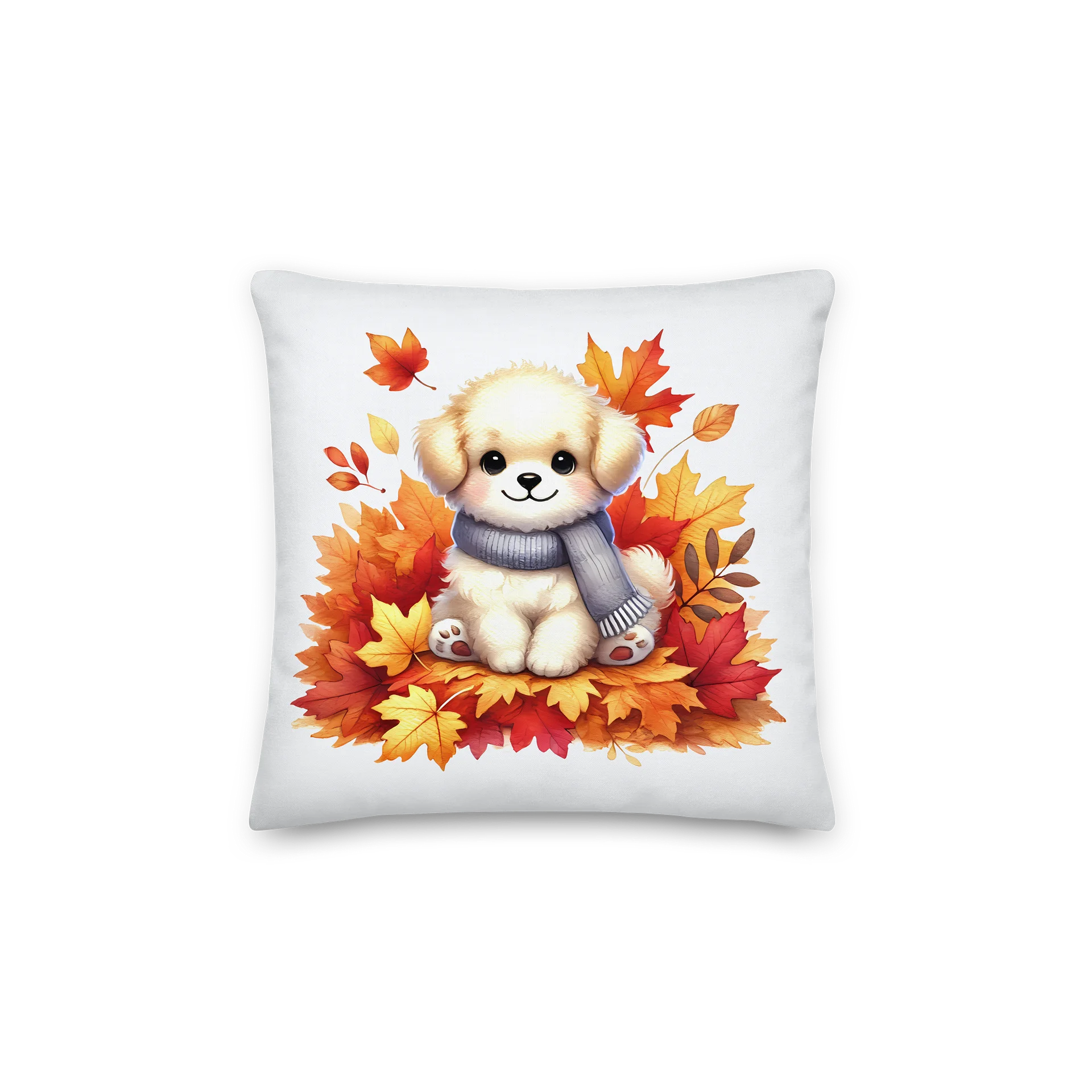 The Little Autumn Gatekeeper — Two-Sided Dog Pillow product image (1)