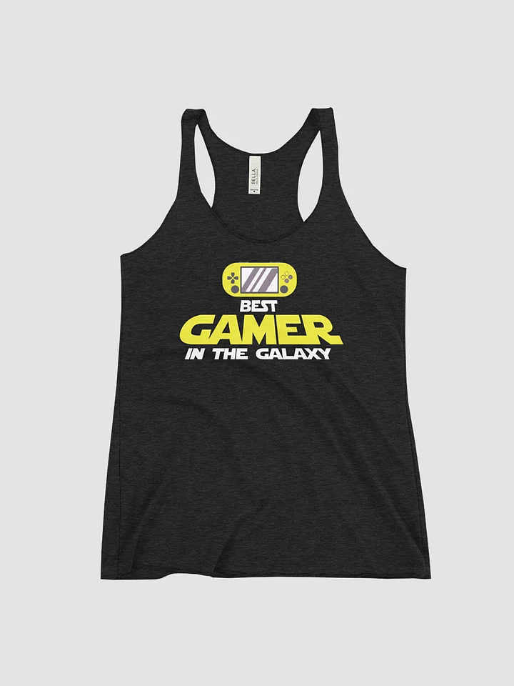 Best Gamer in the Galaxy ~Bella and Canvas Ladies Triblend Racerback Tank product image (1)
