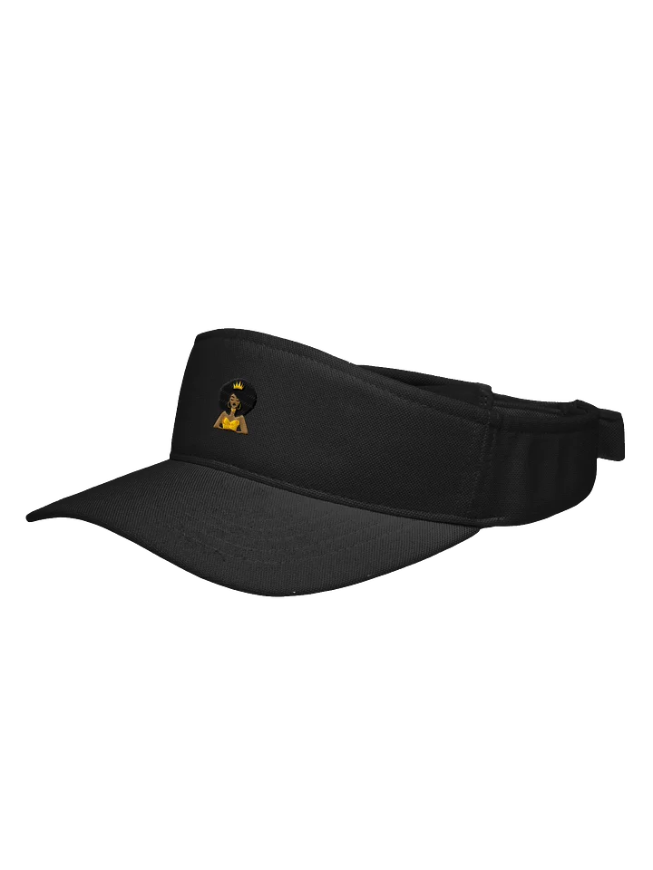 Crowned Afro Flexfit Visor product image (7)