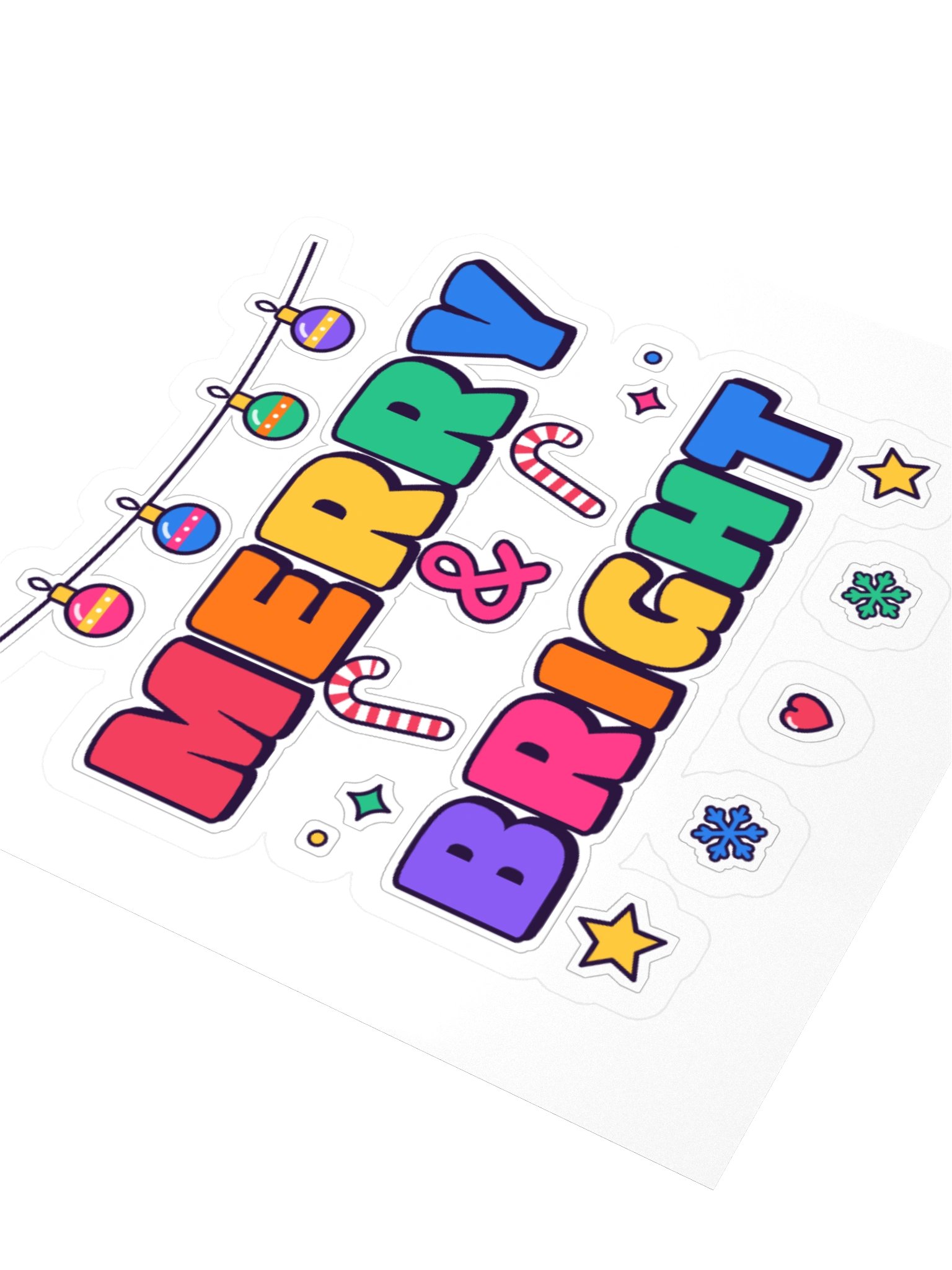 Merry & Bright Sticker product image (7)