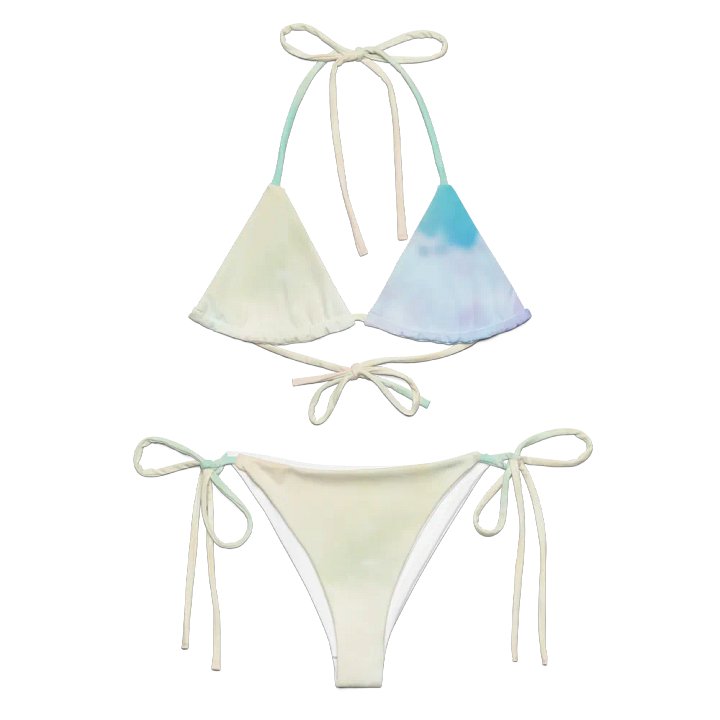 Blur cloud rainbow Design String Bikini - V1 product image (1)