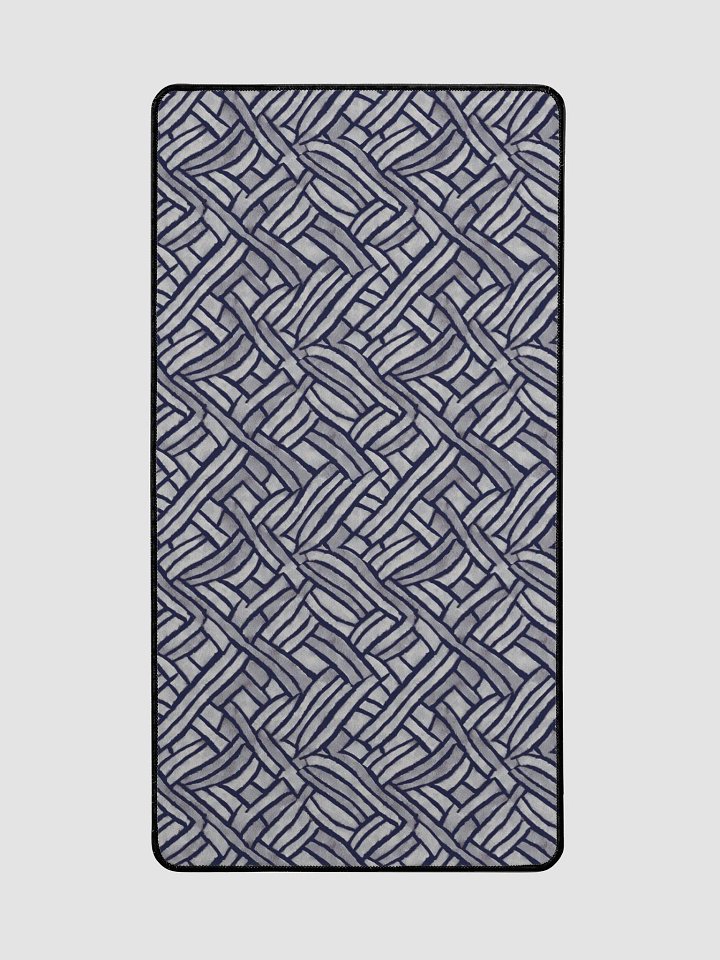 Grey Rectangles Desk Mat product image (2)