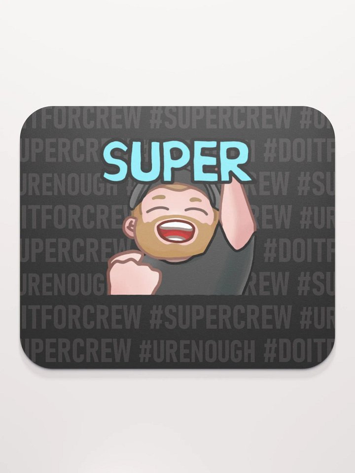 #DOITFORCREW - Standard Mouse Pad - black product image (2)
