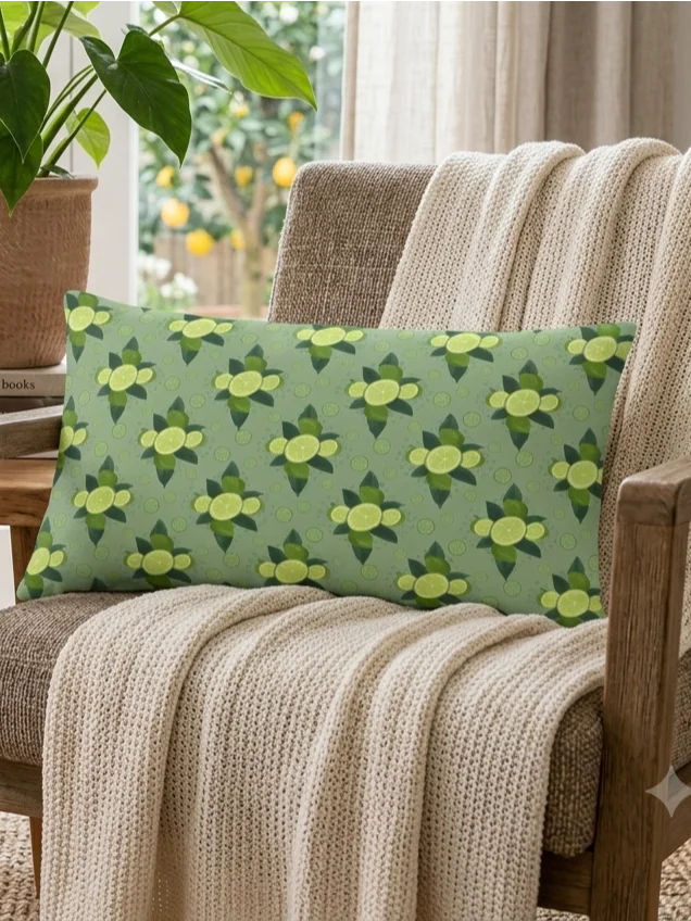 Citron Vert Cluster – Premium Pillow product image (1)
