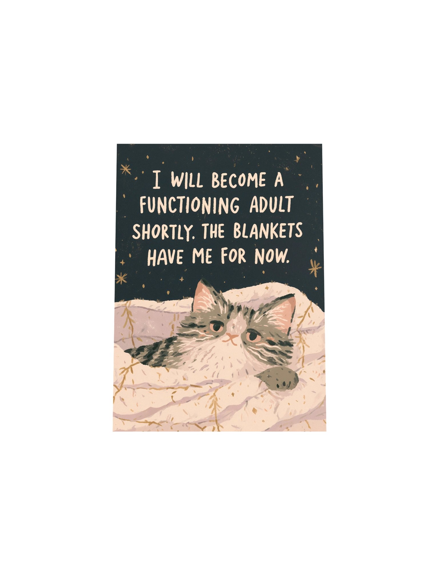 Blankets Have Me for Now Cat Poster product image (30)