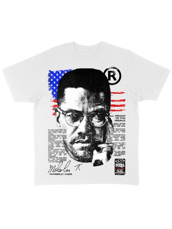 Skribble Studios Malcolm X Luxury Tee product image (1)