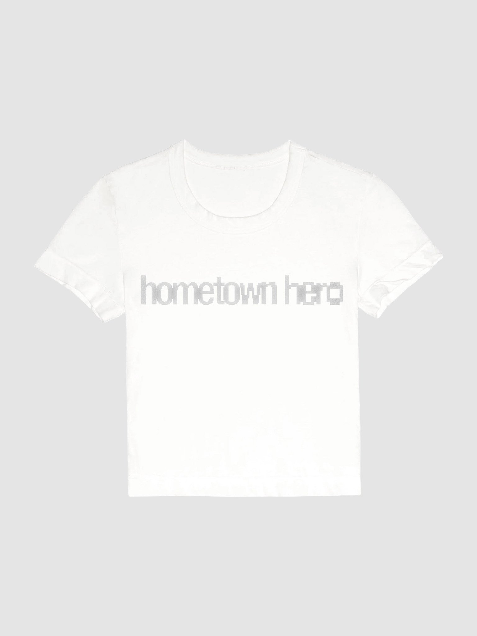 'hometown hero' baby tee product image (1)