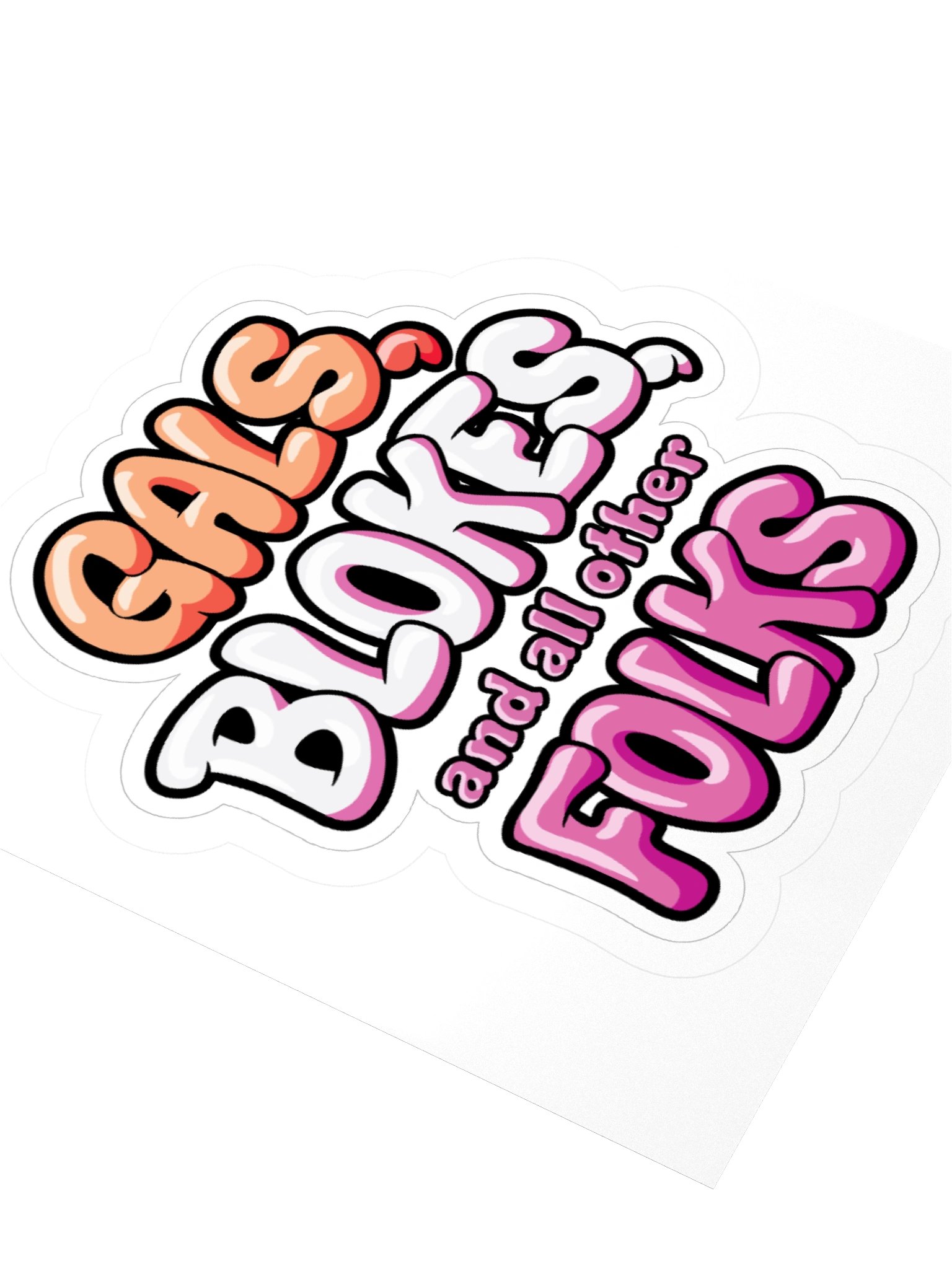 Sapphic Pride Sticker product image (3)