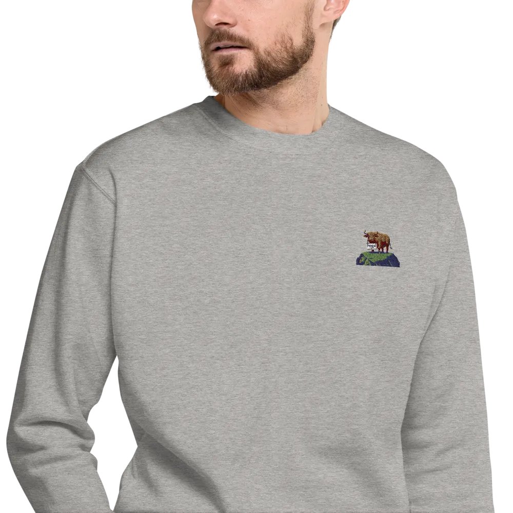 Ethereum is good image crewneck (grey) product image (4)
