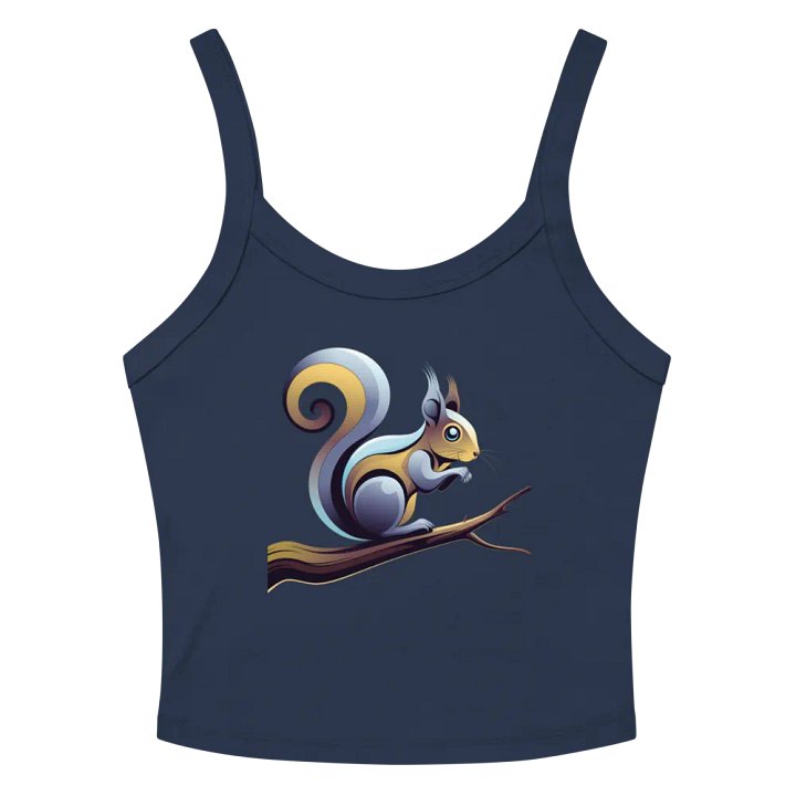 Squirrel Whimsy Micro-Rib Tank product image (2)