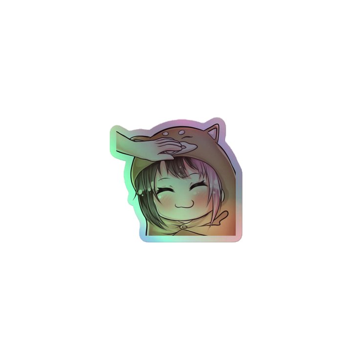 Head Pat Holographic Sticker product image (1)