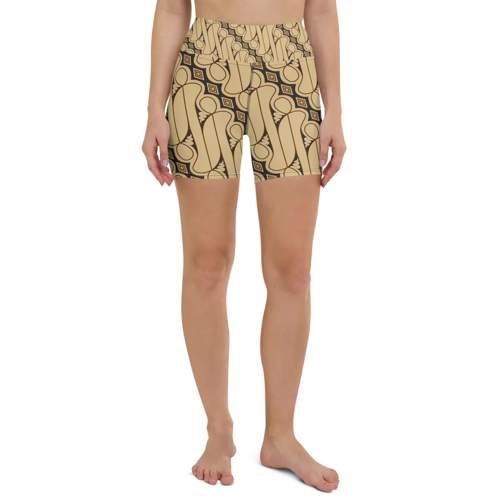 Batik Parang Rusak Yoga Shorts product image (3)