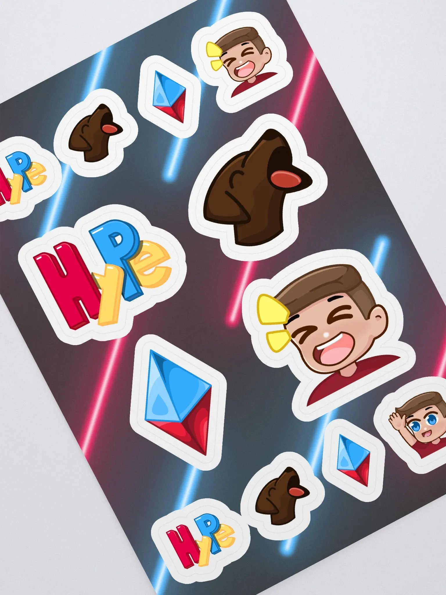 Aqajj Emote Sticker Sheet product image (1)