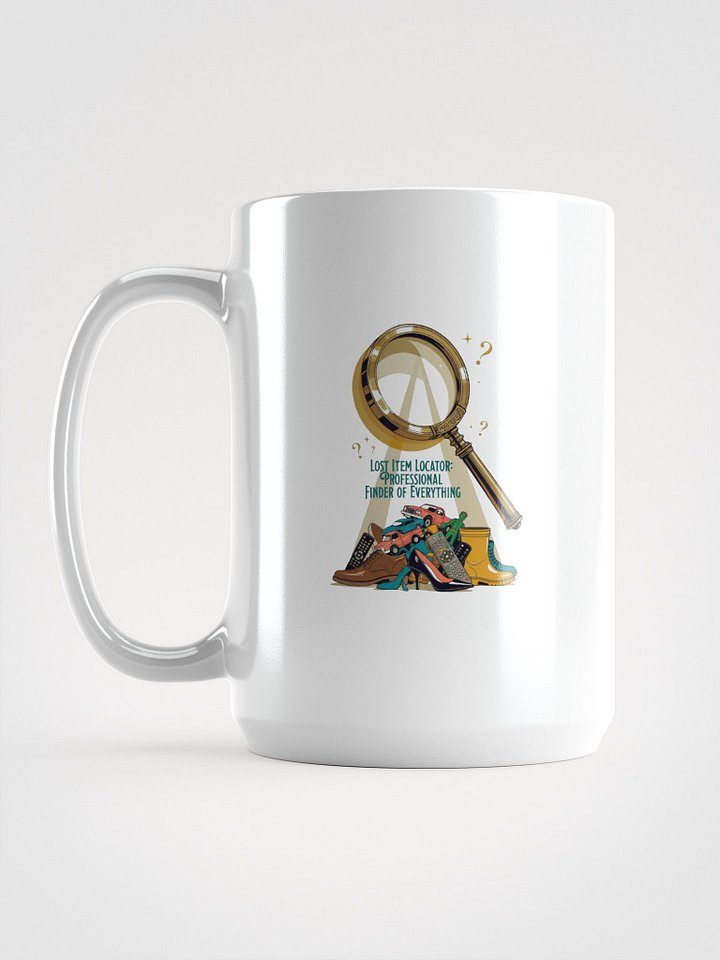 Lost Item Locator Mug, Professional Finder White Cup, Funny Mom Gift product image (1)