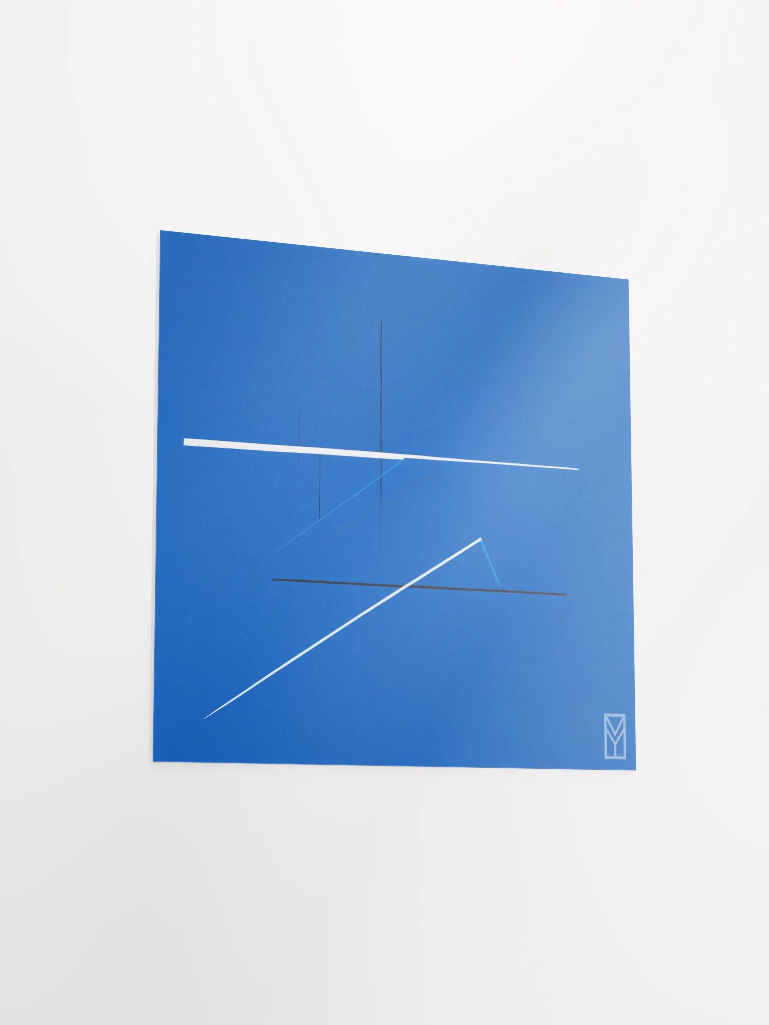 Poster Global Blue Screen: Abstract Art product image (3)