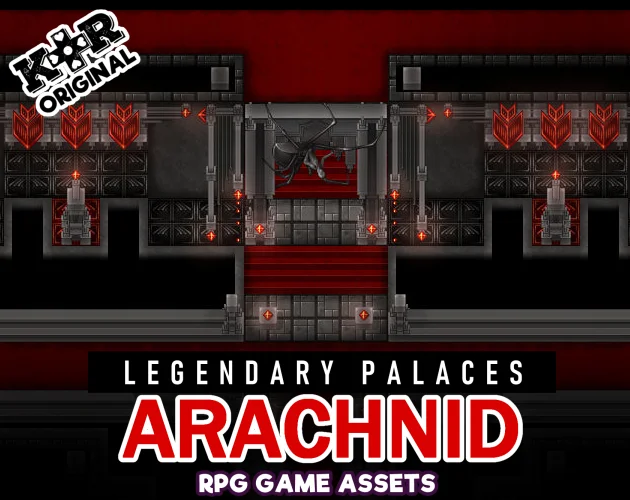 KR Legendary Palaces ~ Arachnid Tileset for RPGs product image (1)