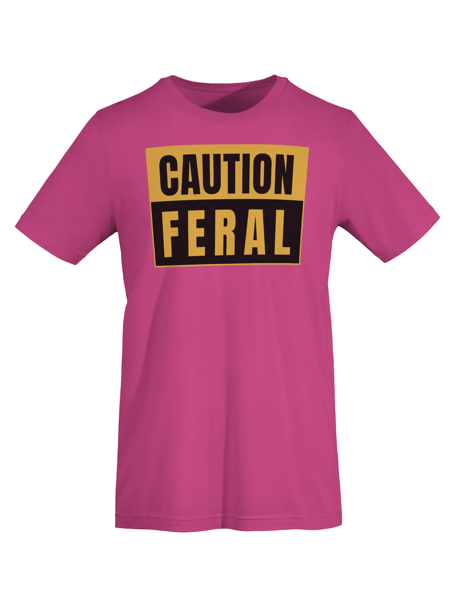 Caution Feral Bella+Canvas 3001 Supersoft T-Shirt product image (4)