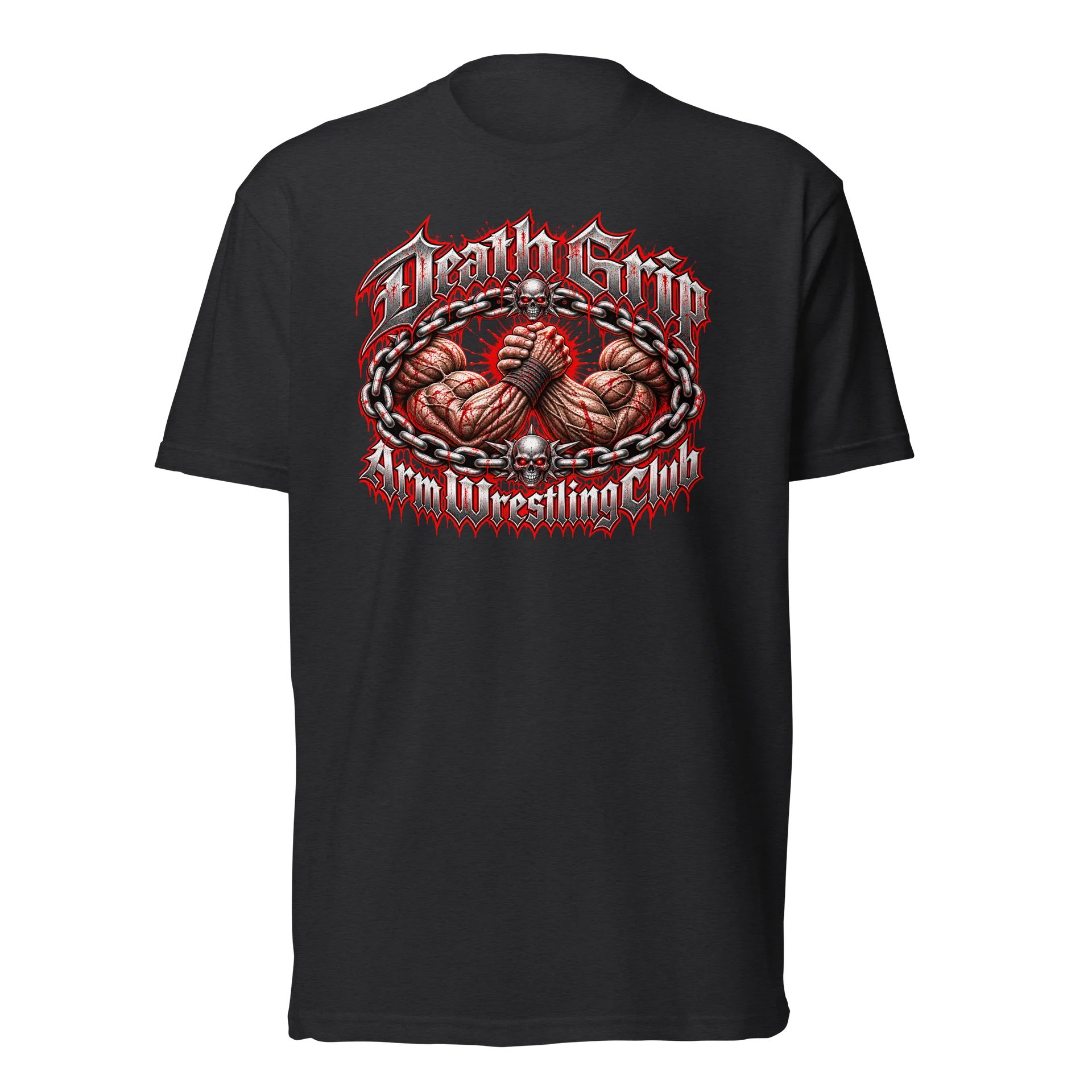 Death Grip Arm Wrestling Club – Heavy Metal Tee product image (1)