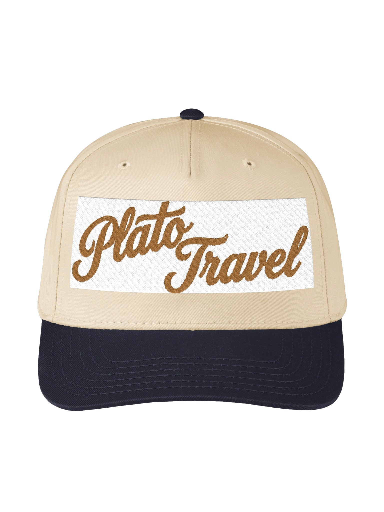 Plato Travel Script Hat – Navy product image (1)
