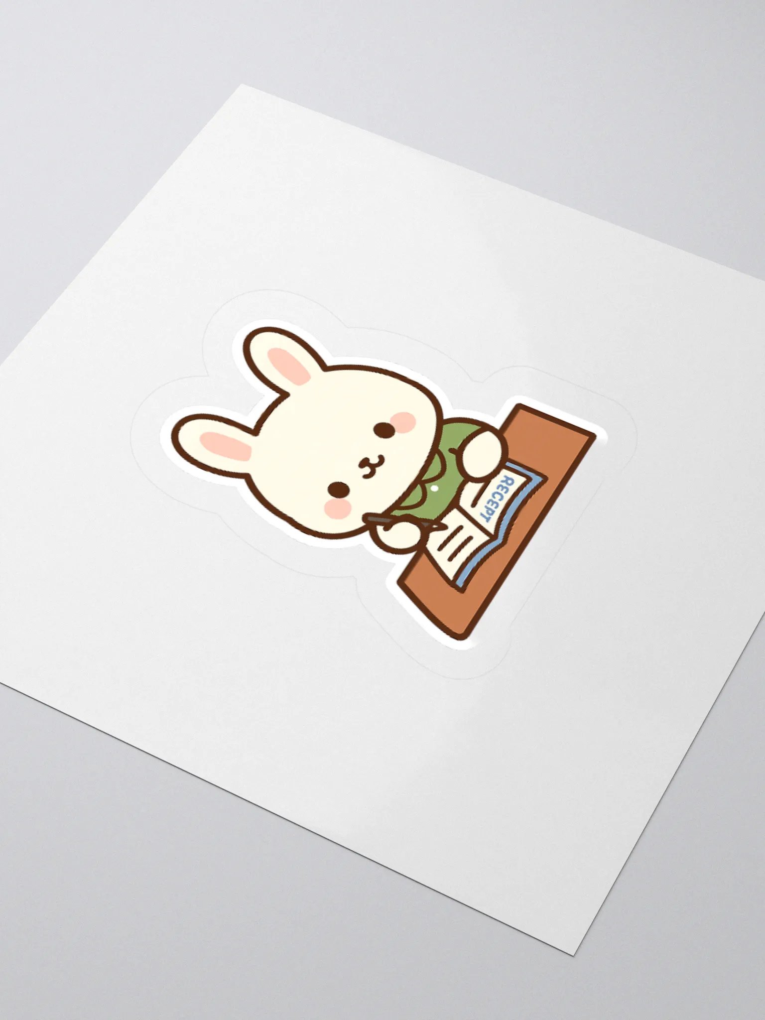Bunny Recipe book Sticker product image (9)