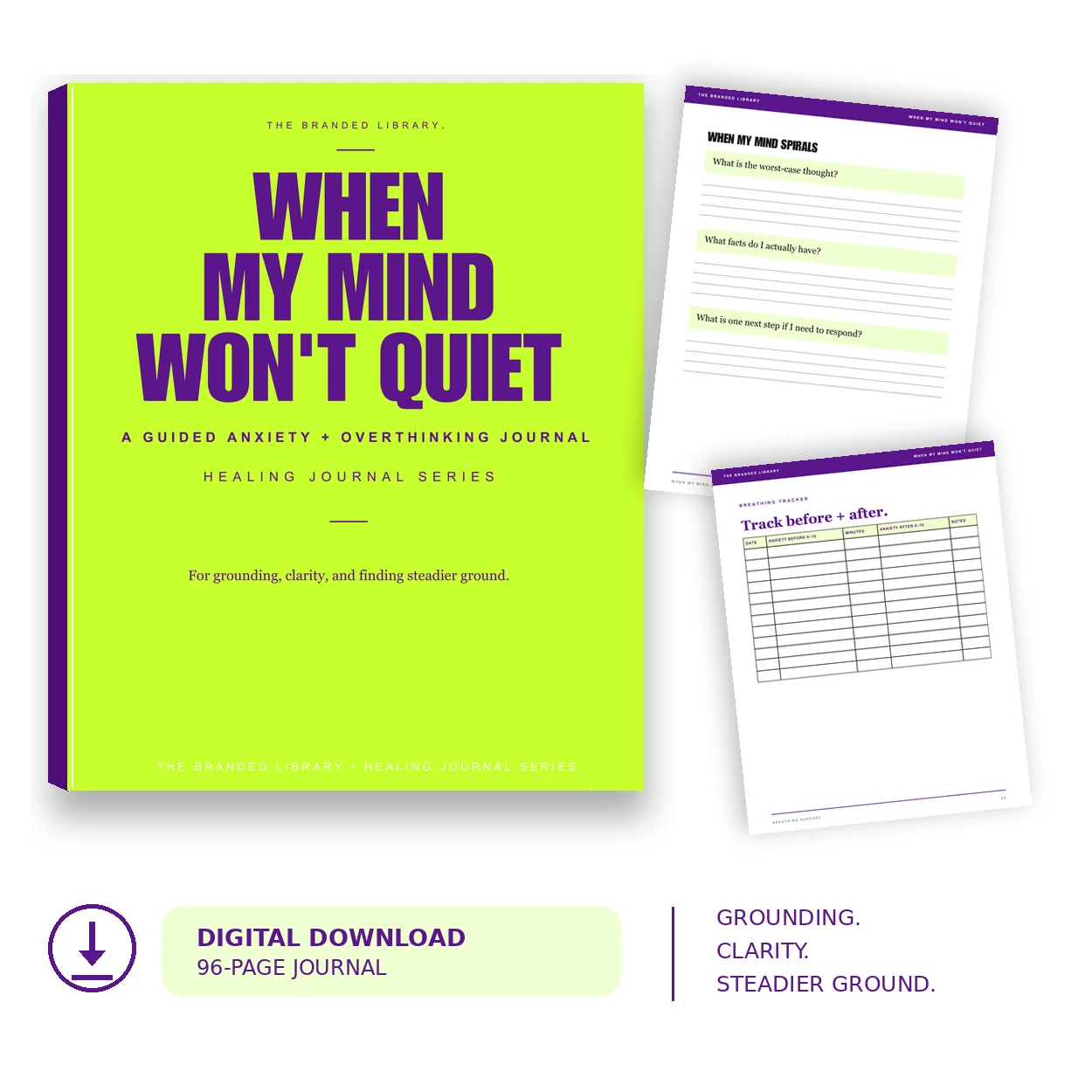 When My Mind Won't Quiet - Anxiety product image (1)