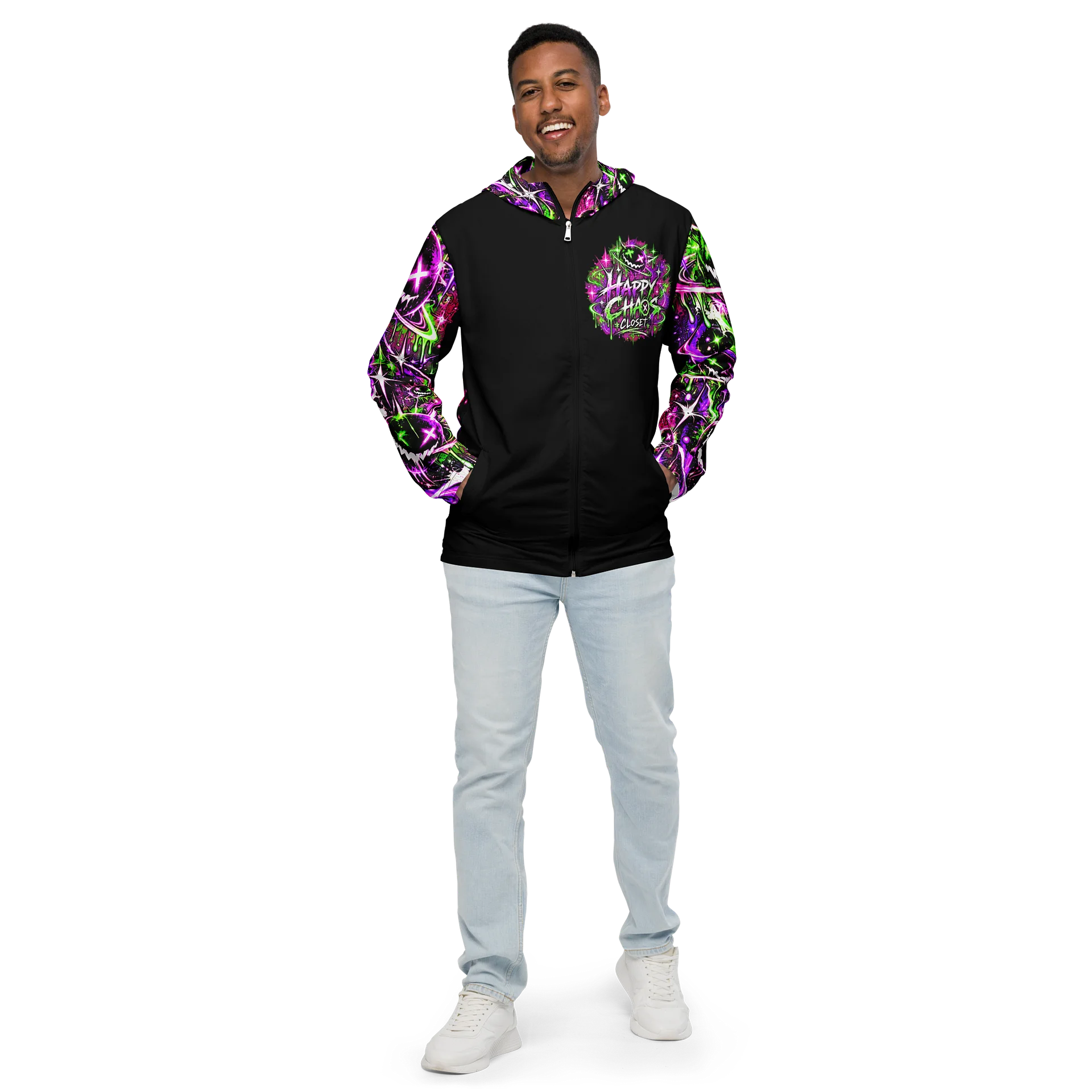 Happy Chaos Graffiti Windbreaker product image (1)