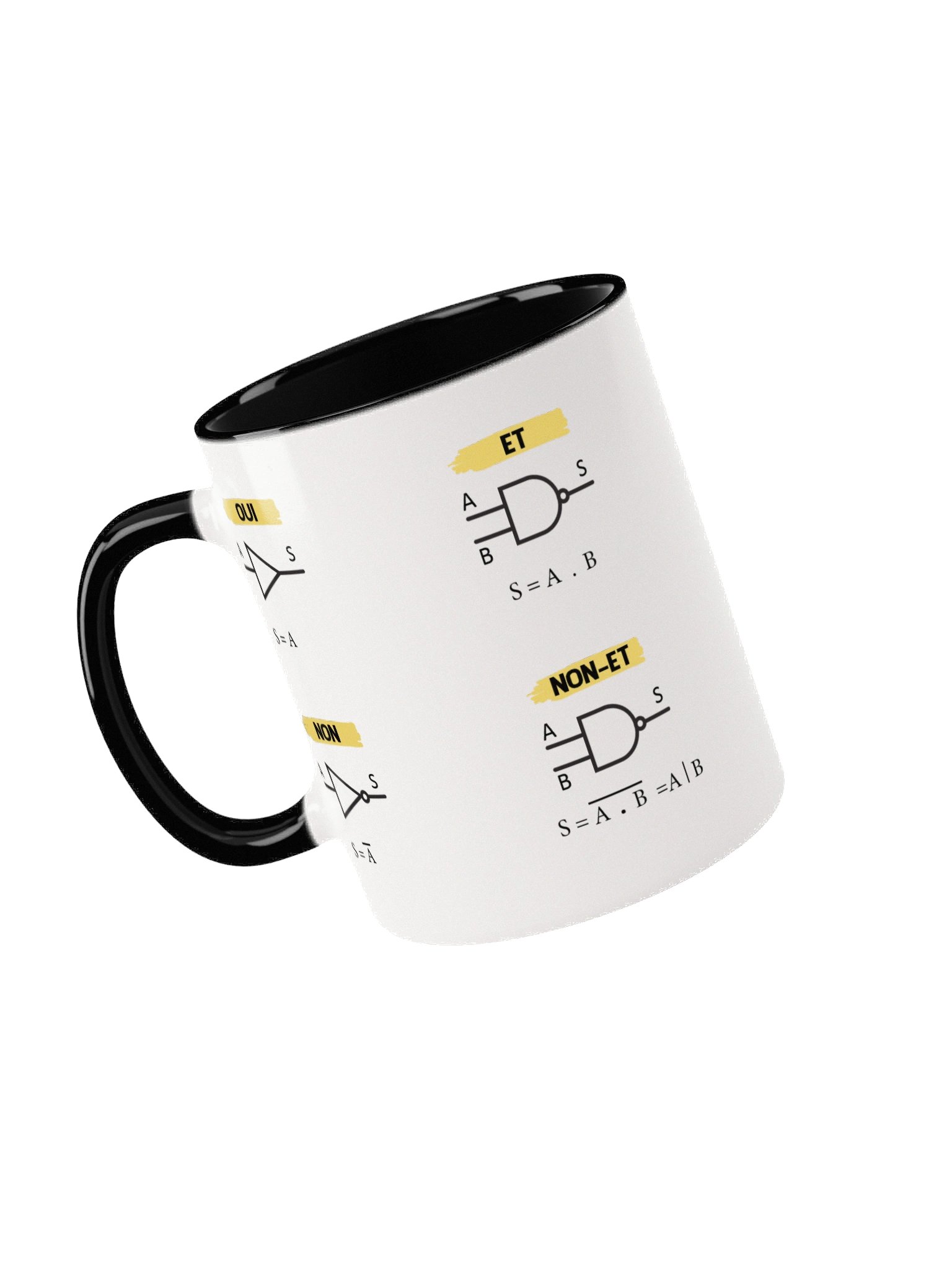 Mug Portes Logiques – Cadeau idéal pour les ingénieurs, programmeurs, passionnés de technologie et amateurs de STEM, tasse à café personnalisée product image (3)