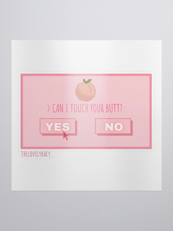 What's Up Peach? Sticker product image (1)
