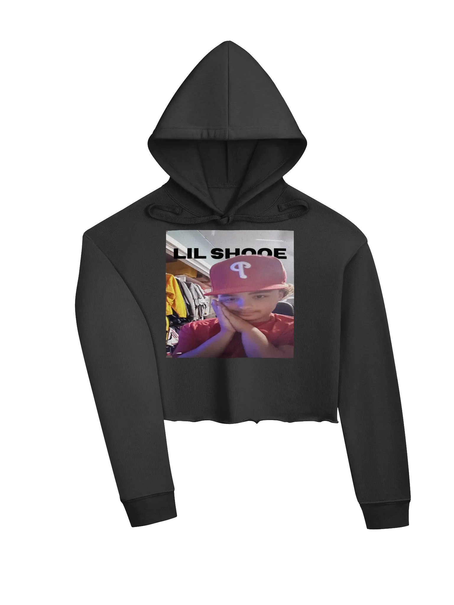 Lil Shooe Fleece Crop Hoodie product image (3)