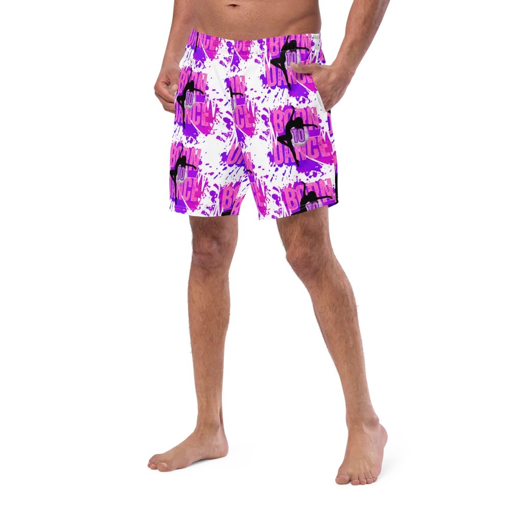 Born to Dance Her Silhouette All-Over Swim Trunks product image (7)