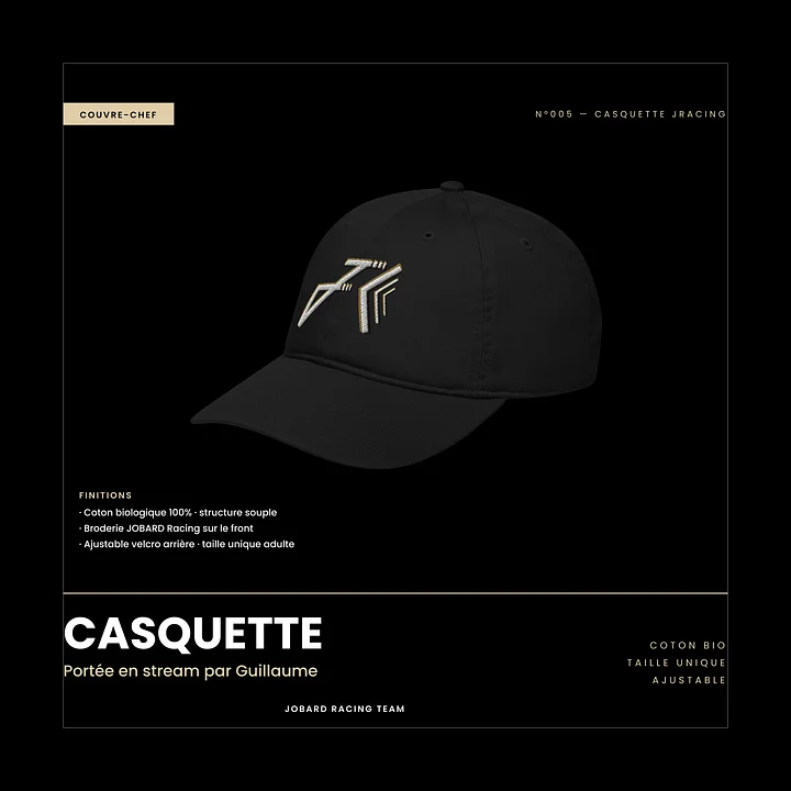 Casquette JRacing product image (1)