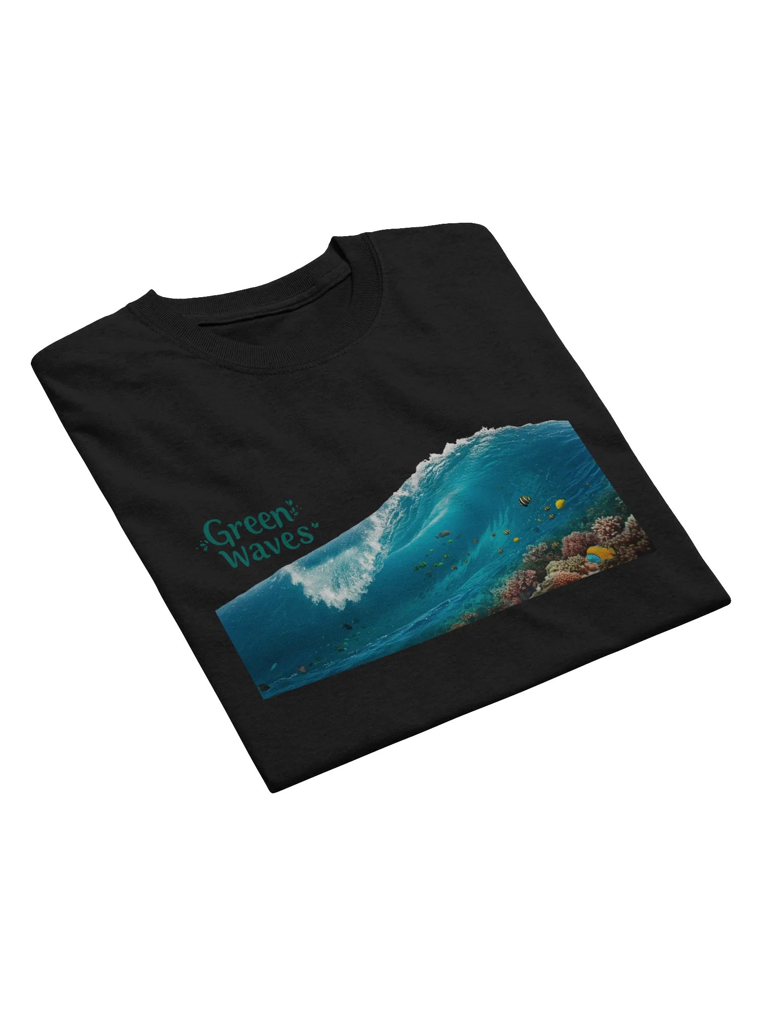 Green Wave Exploration T-Shirt product image (34)