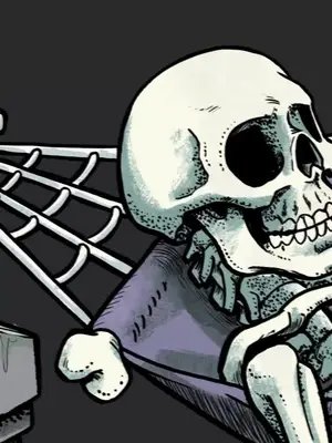 A new t-shirt design added to my TeePublic and RedBubble. If you think about it, those drinks go right through Mr. Skeleton. #spooky #gothic #macabre #skeletons #darkhumor
