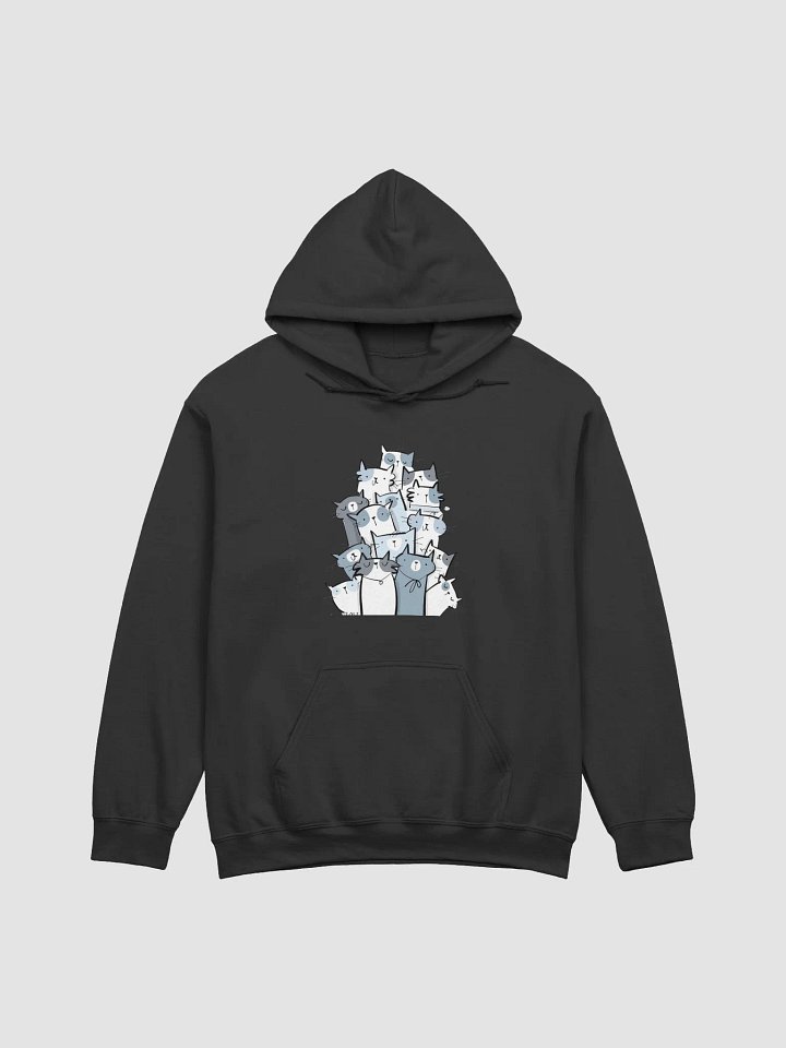 Cartoon Cat Crowd Hoodie product image (9)