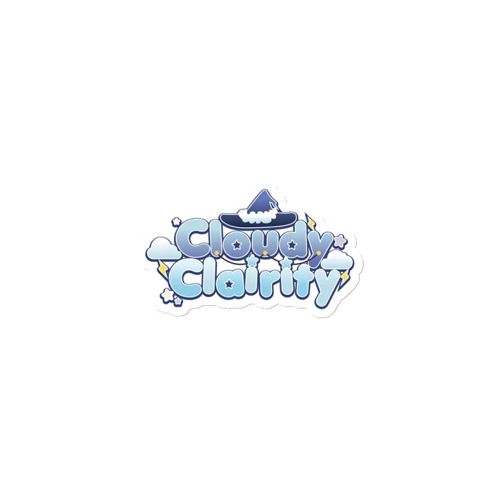 CloudyClairity Logo Magnet product image (2)