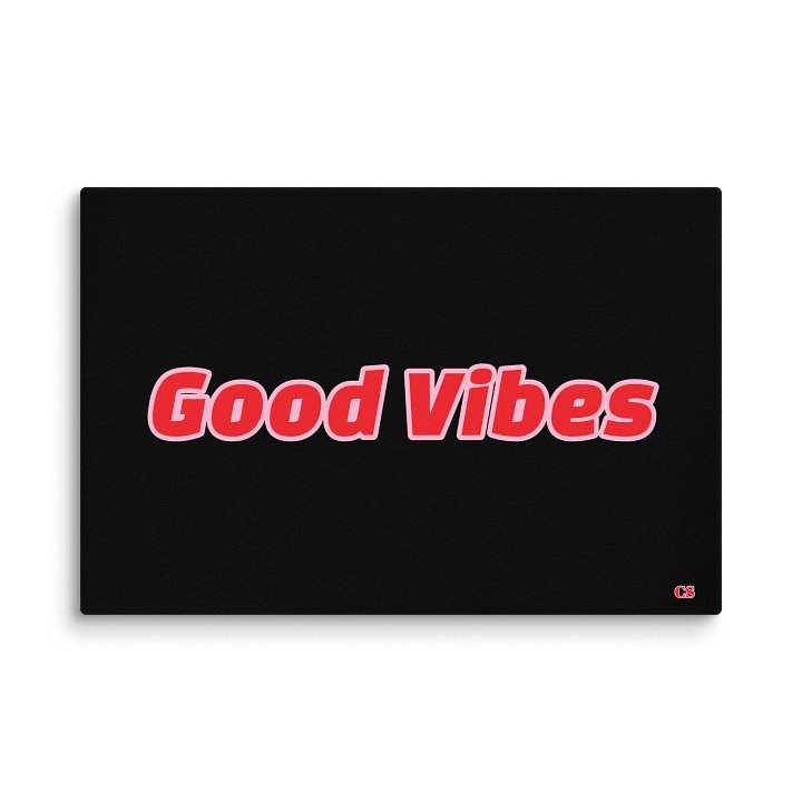 CS, Good Vibes Big 40"x60” Wall Art product image (1)